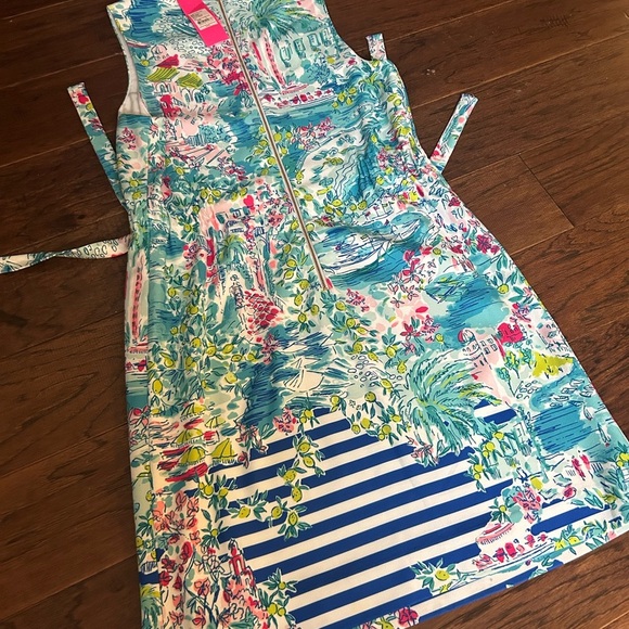 Lilly Pulitzer Postcards from Positano Dress, NWT, Size 6 - Picture 7 of 8